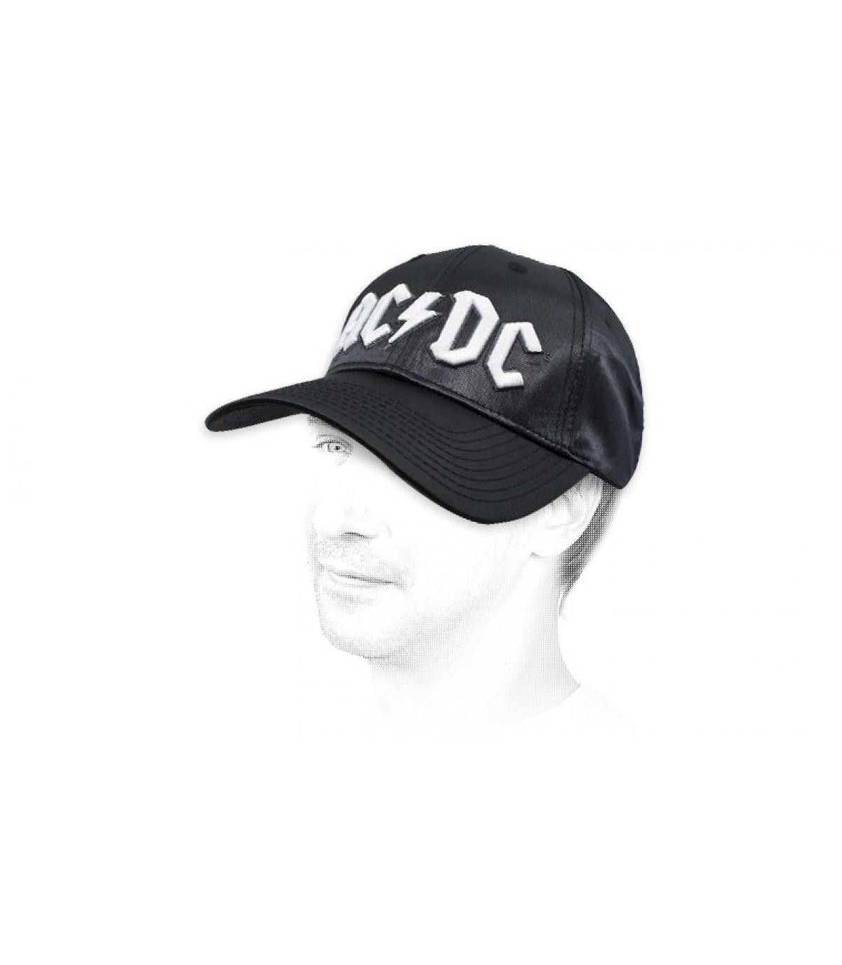 Cap ACDC schwarz Curve ACDC